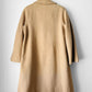 1950s - 1960s Classic Camel Wool A-Line Coat - Sz. S/M