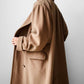 1980s Tan Agatha Girls Paris Lambswool Cashmere Blended Overcoat - Sz. S-L