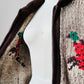 1950s  - 1960s Zippered Wool Knit Pheasant Sweater Jacket - S/M