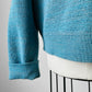 1950s - 1960s Robins Egg Blue Wool Blended Button Front Cardigan Sweater - Sz. M/L