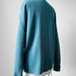 1950s - 1960s Robins Egg Blue Wool Blended Button Front Cardigan Sweater - Sz. M/L