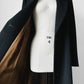 1980s W.Germany Dark Charcoal Black Virgin Wool Angora Coat - Sz. M/L