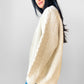 1980s Chunky Cream Fisherman's Wool Cable-Knit Sweater - Sz. O/S