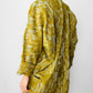 1970s - 1980s Jim Pope Toronto Designer Chartreuse Textured Double Button Jacket - S/M
