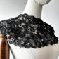 Antique Victorian Era Black Lace Collar Pieces Set