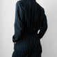 1980s Black and White Pinstripe Two Piece Suit - Sz. SM