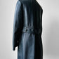 70s Dark Navy Button Front Butter Soft Leather Jacket - Sz. S/M