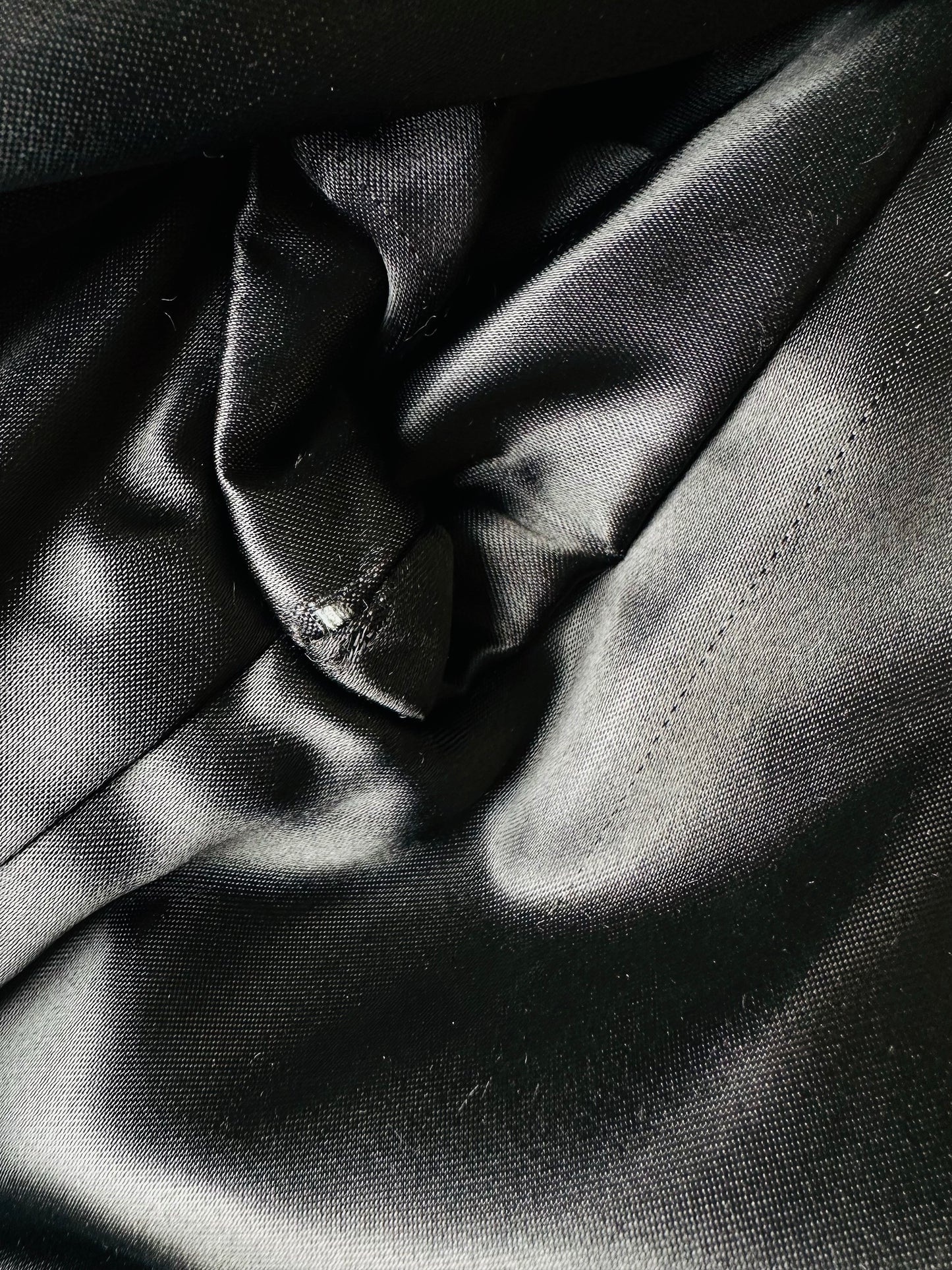 80s - 90s Black Buttery Soft Belted Leather Trench Coat - Sz. S/M