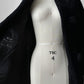 1960s Black Faux Fur A-Line Big Button Bell Sleeve Jacket - Sz. XS / S