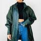 1980s Green Buttery Soft Leather Snap Button Jacket - Sz. S/M