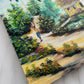 Vintage 1980 Acrylic on Canvas Haitian Style Island Folk Art Original Painting