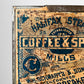 Early 1900s Halifax Steam Mills Coffee and Spice Advertising Graphic Tin Container