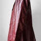 70s Maroon Tapered Waist Leather Jacket  - Sz. S/M