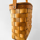Vintage 1950s - 1960s Mid-Century Basketville Woven Wood Basket Bag