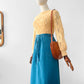Vintage 1970s Cognac Toned Scalloped Edge Deadstock Leather Purse