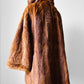 1950s - 1960s Holts Renfrew Bell Sleeved Aline Toffee Toned Lined Fur Jacket