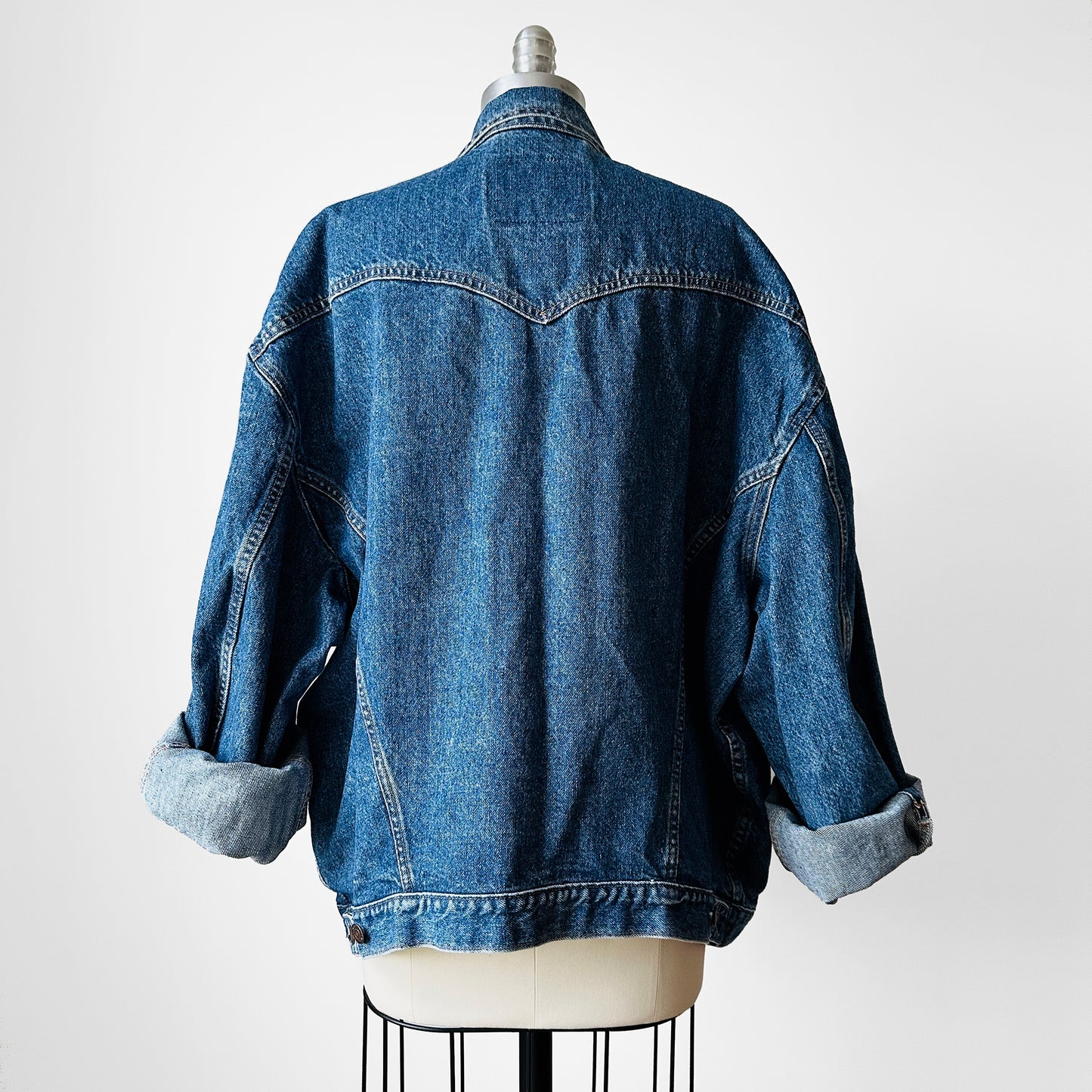 1970s - 1980s Standard Wash LEVI's Denim Blue Jean Jacket - O/S