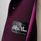 1960s - 1970s Plum Heavy Wool Lined A-line Dress Coat - Sz. Sm