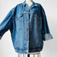 1970s - 1980s Standard Wash LEVI's Denim Blue Jean Jacket - O/S