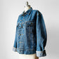 1970s - 1980s Standard Wash Well Worn LEE USA Denim Blue Jean Jacket