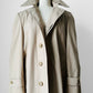 1960s Tan Plaid Wool Lined Trench Style Overcoat