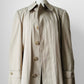 1960s Tan Plaid Wool Lined Trench Style Overcoat