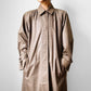 1980s Beige Houndstooth LONDON FOG Lined Belted Rain Aline Trench - Sz. S/M