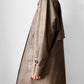 1980s Beige Houndstooth LONDON FOG Lined Belted Rain Aline Trench - Sz. S/M