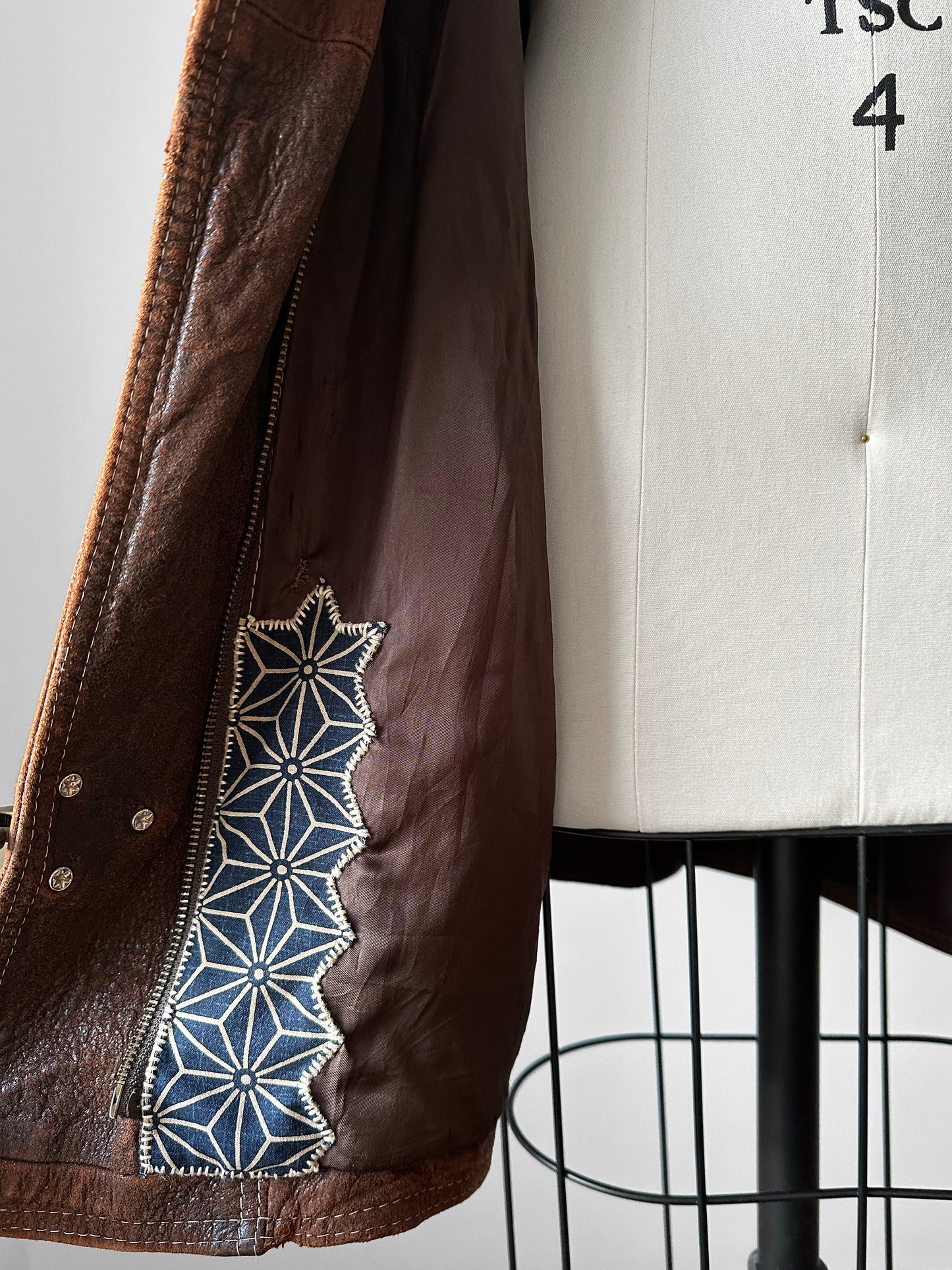 1980s Brown HOLTS RENFREW Vegan Leather Jacket - Sz. M/L