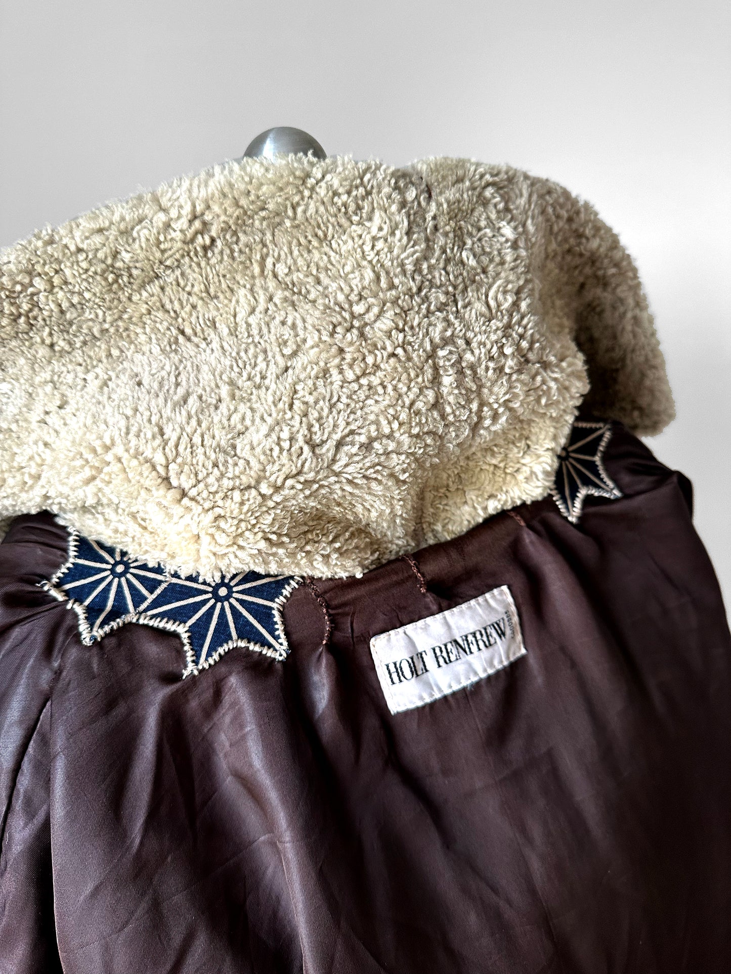 1980s Brown HOLTS RENFREW Vegan Leather Jacket - Sz. M/L