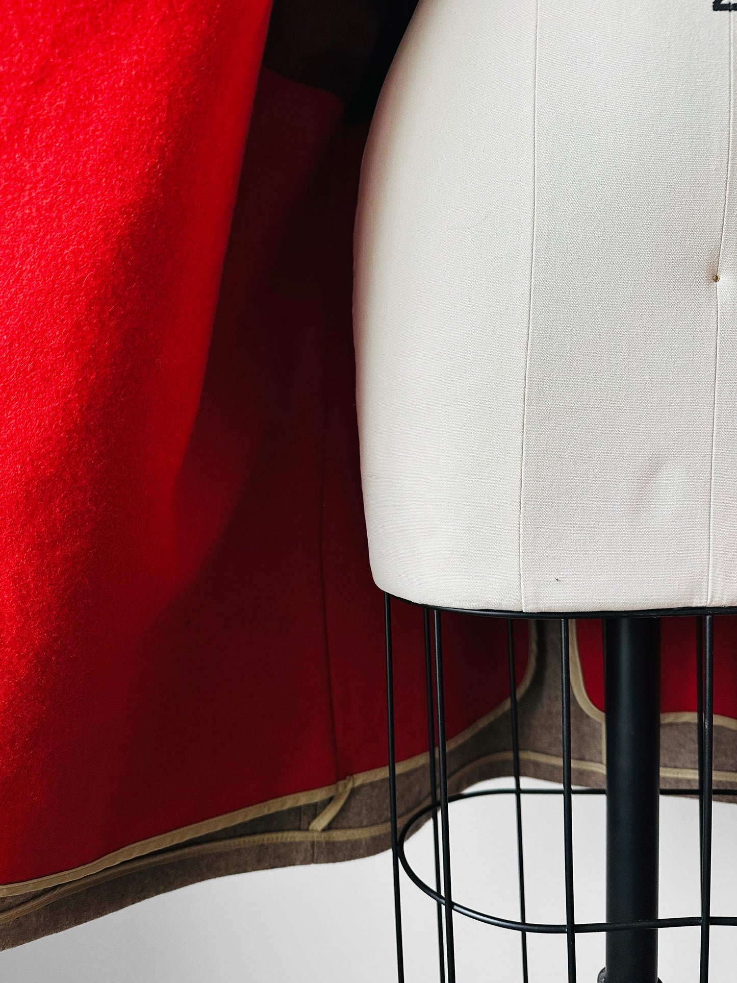 1960s LONDON FOG Beige Wool Overcoat - Sz. M/L