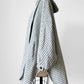 1970s - 1980s Off-White and Black Grid Patterned Wool Wrap Shawl - Sz. O/S