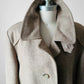 1960s LONDON FOG Beige Wool Overcoat - Sz. M/L