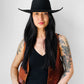 Black Wool Made in the USA Wide Brimmed Eddy's Western Hat