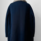 1950s - 1960s Navy Blue Fur Collared Overcoat