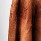 1980s Whiskey Toned Suede Leather Skirt - Sz. Sm