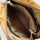 Vintage 1970s Buttery Tan Gathered Detail Leather Purse