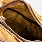 Vintage 1970s Buttery Tan Gathered Detail Leather Purse