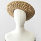 Vintage 1960s Natural Woven Straw Brimmed Hat - Sz. S