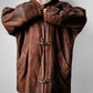 1980s Brown HOLTS RENFREW Vegan Leather Jacket - Sz. M/L