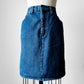 1980s Standard Wash High-Waisted LEVI'S  Red Tab Jean Skirt - Waist 27