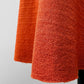 Vintage 1970s Burnt Tangerine Midi-Length Halter Dress - Sz. S/M