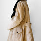 1970s Tan Corduroy Wool Faux Fur Quilted Interior Jacket - Sz. Large