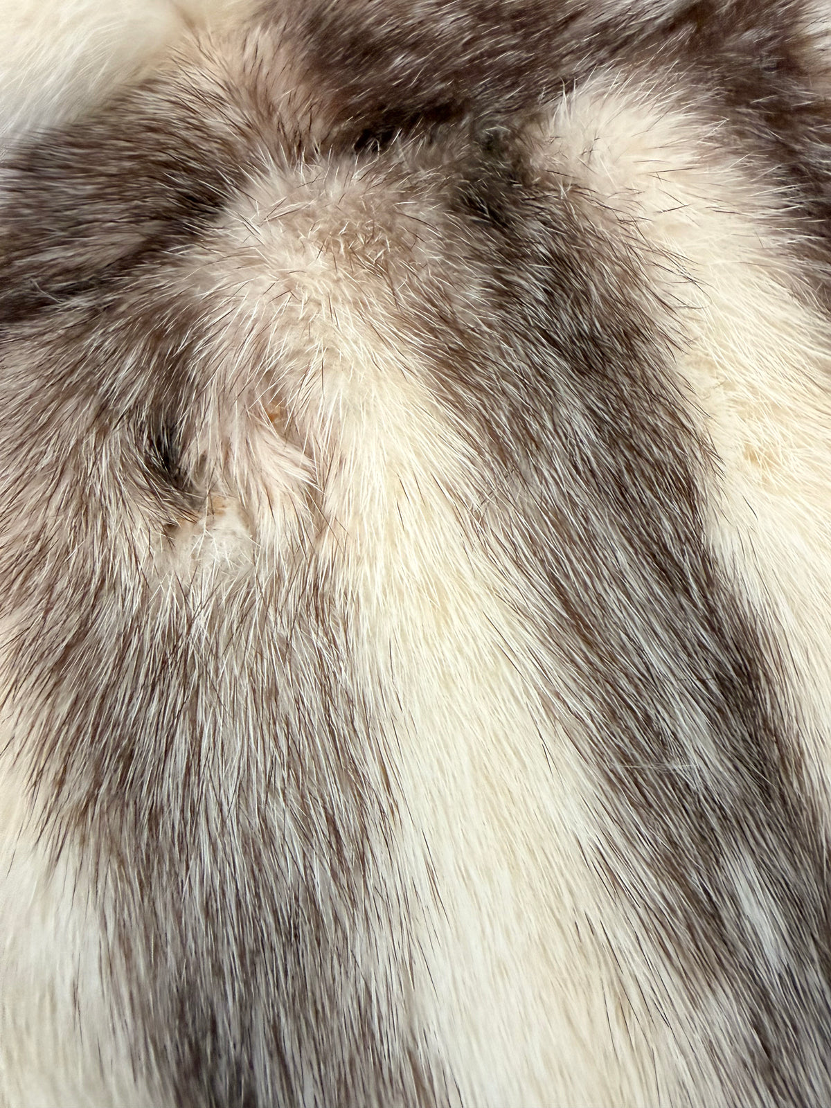 Vintage 1960s Off-White and Taupe Mink Fur Jacket - Sz. S/M (Copy)