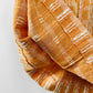 Vintage 1960s Woven Pale Orange Mixed Fibre Boucle Sleeveless Empire Waist Shift Dress - Sz. XS/S