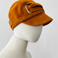 Vintage 1940s - 1950s Burnt Orange Made in Italy Felt Brimmed Hat - Sz. XS