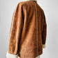 1980s Cognac Made in FRANCE Suede Shearling Jacket - Sz. S/M