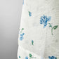 Vintage 1950s - 1960s Handmade White and Blue Sheer Crinoline Floral Tiered Dress - Sz. S