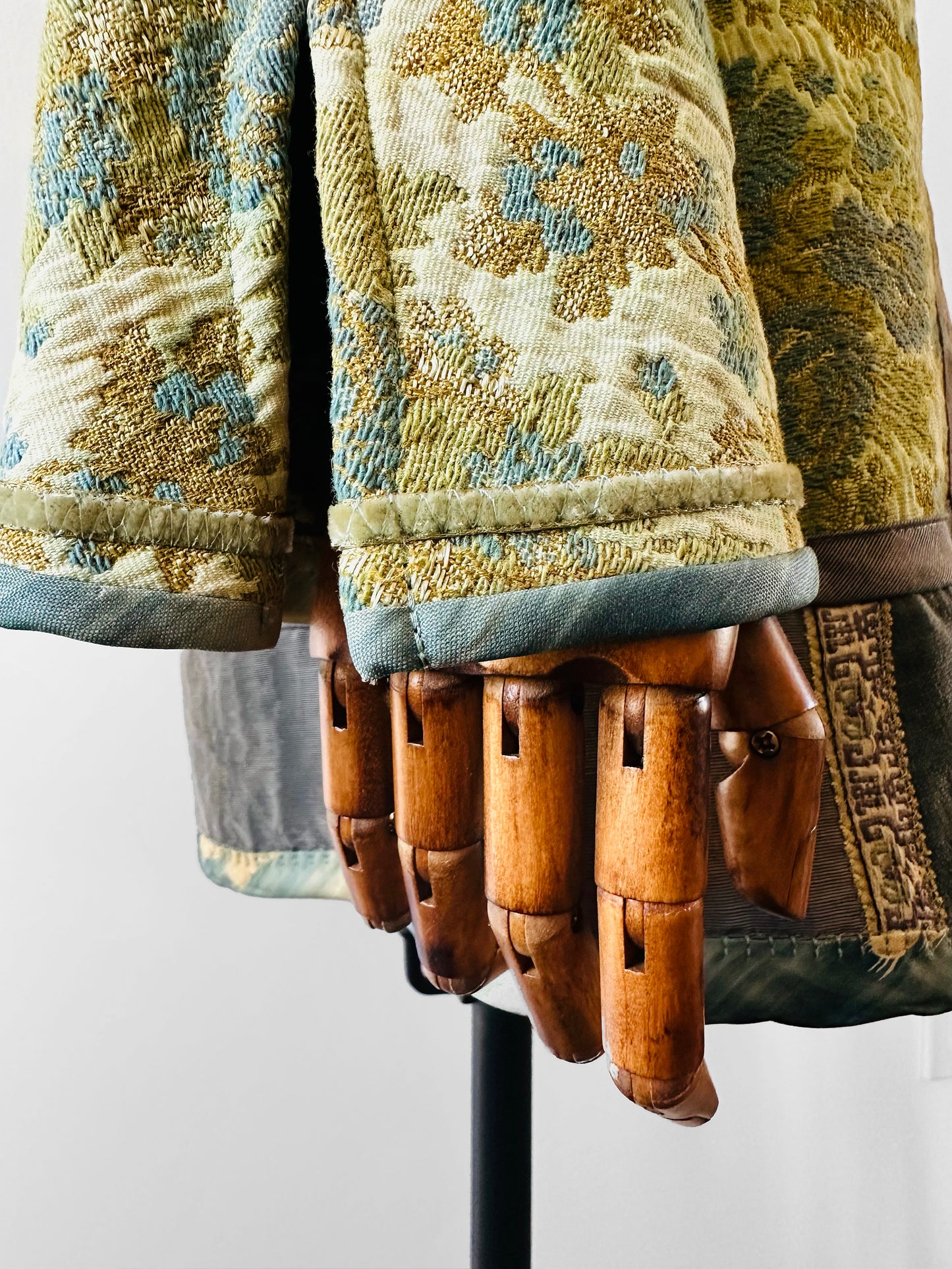 Mid-Century Baroque Inspired Brocade and Velvet Patchwork Jacket - Sz. S