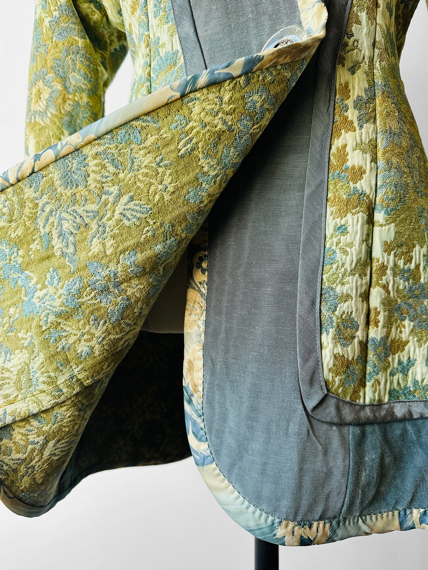 Mid-Century Baroque Inspired Brocade and Velvet Patchwork Jacket - Sz. S